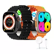 Relógio Smartwatch W69 Ultra Series 9 Amoled Android Ios Nfc