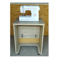 Mueble, Mesa Para Maquina De Coser Simple Roble Davos