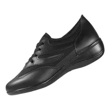 Zapatillas De Dama Mp Negro Con Cordon Taco Chino 35 Al 41