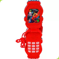 Celular De Brinquedo Flip Infantil Musical Personagens Top