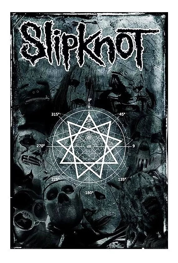 Poster Slipknot - Pentagram