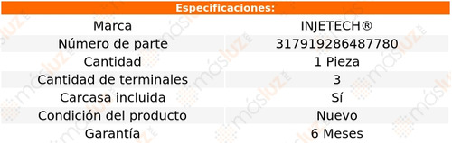 1- Sensor Masa Aire (maf) Protege5 L4 2.0l 02/03 Injetech Foto 4