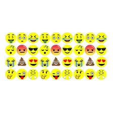 36 Imãs Emoji Decorativos Geladeira Quadros Fotos Lembretes