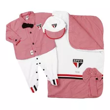 Kit Bebê São Paulo Saída Maternidade Luxo Meninos Oficial