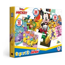 Super Kit Junior Jogos Mickey Mouse Toyster