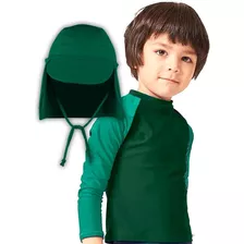 Conjunto Camiseta E Boné Infantil Proteção Solar Barata Top