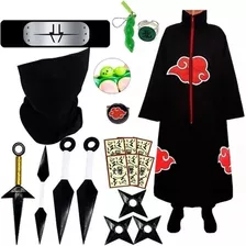 Roupa Naruto Akatsuki Kit Bandana Kakuzu Com Chaveiro Pop It