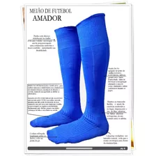 02 Pares Meião De Futebol Adulto Master Universal 20 Cores