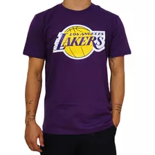Camiseta Los Angeles Lakers Nba Masculina Algodão Licenciada