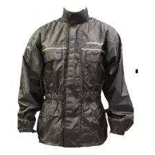 Campera Lluvia Moto Color Negra Impecable Talle L