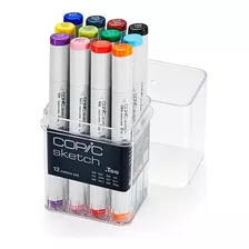 Marcadores Plumones Copic Sketch Caja Con 12 Colores