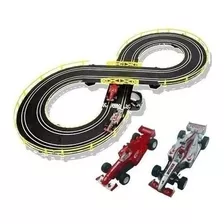 Autorama Elétrico Formula 1 Super Com 2 Carros Pista 2,35 Mt