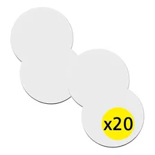 Mouse Pad Redondo Sublimable Diametro 200mm X20 Aqx