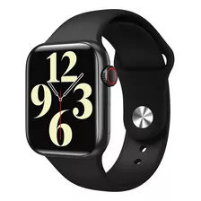 Smartwatch Wearpai Hw16 1.72 Caixa 44mm De Liga De Zinco Preta, Pulseira Preta