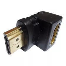 Adaptador Hdmi Macho X Fêmea 90° Graus Em L