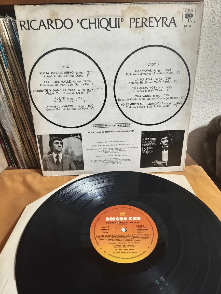 Ricardo Chiqui Pereyra - Ricardo Chiqui Pereyra - vinilo 1980