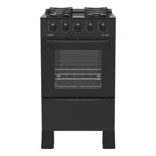 Cocina Supergas Queen 4 Hornallas Mesada De Vidrio Negra