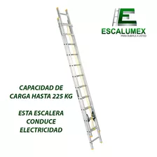 Escalera Colisa 24 Escalones Aluminio Escalumex Mexicana - S