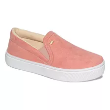 Tênis Feminino Casual Iate Calce Facil Slip On A1.04 B