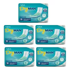 Absorvente Masculino Dry Man 5 Pacotes C/10un 