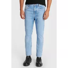 Calca Jeans Regular Eco Delave Azul Claro