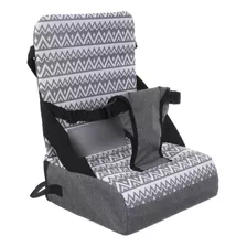 Asiento Elevador Para Bebé Portátil + Porta Objetos 2en1 Color Gris Grab N´ Go