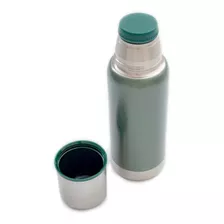 Garrafa Termica Aco Inox Parede Dupla 750ml Gelada 24 Hrs Cor Verde