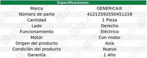 1* Faro Derecho C/motor Generica Cx-9 Del 2016 Al 2019 Foto 2