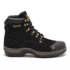 Bota Caterpillar Coturno Masculina Couro Legitimo Reforçada