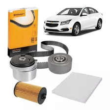 Kit Correia Dentada Cruze 1.8 16v 2013 Filtro Cabine Oleo