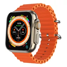 Smartwatch Reloj Inteligente Jd Praga Naranja + Malla Rosa-*