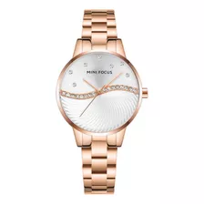 Reloj Para Mujer Mini Focus Mf0263l Mfa0820 Oro Rosa