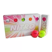 Pelotas De Golf Nitro White Out (15 unidades), Multicolor