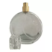 Frasco Vidrio Perfume Redondo Tapa A Presión 50ml (x10)