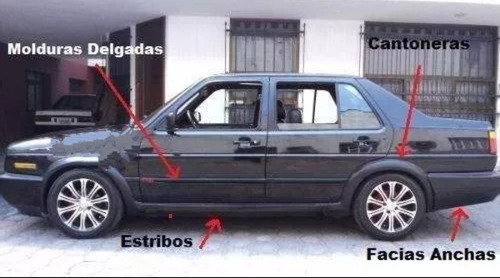 Juego De Estribos Jetta - Golf A2. Foto 2