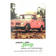 Manual Do Proprietario Vw Pickup Jeep 1964 + Brinde