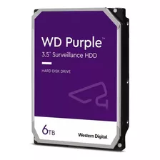 Unidad Disco Duro Wd Hdd Purple 6tb 256mb 3.5 PuLG Sata