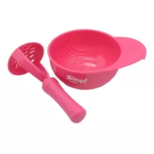 Kit Bowl E Amassador De Papinhas Rosa Zoop Baby - Zoop Toys