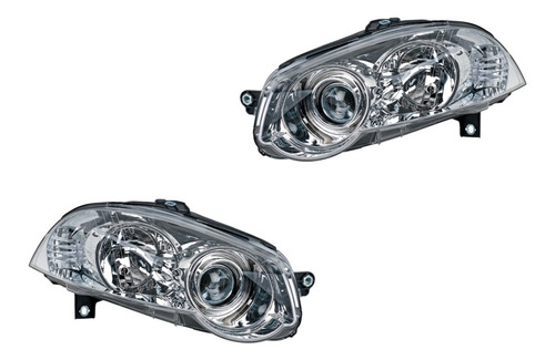 Par De Faros Depo Fiat Palio 2008 2009 2010 2011 2012 2013 Foto 6