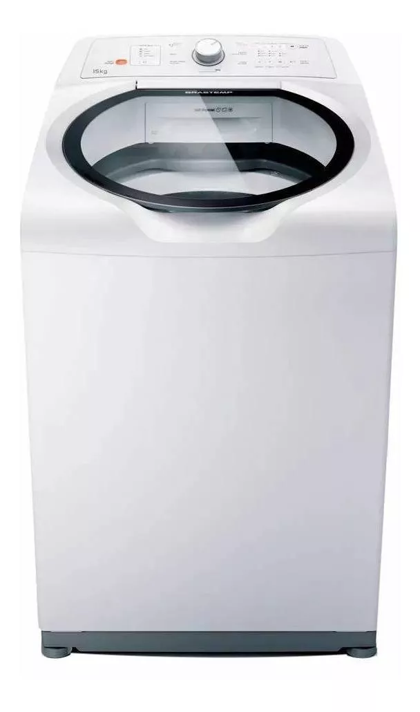 Máquina De Lavar Automática Brastemp Bwh15a Branca 15kg 127 v