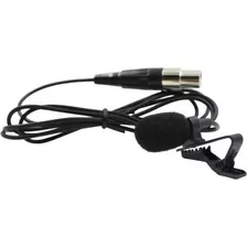 Microfone Lapela Leson Ml100sf Sem Fio Mini Xlr Cannon Cor Preto