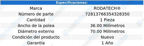 Polea Tensora Distribucin Renault Clio V6 3.0l 00-14 Foto 5