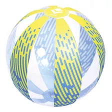 Bola Infantil Inflável 40cm Piscina Praia Diversão - Vollo Cor Azul/amarelo