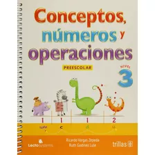 Conceptos Números Y Operaciones 3 Preescolar Trillas