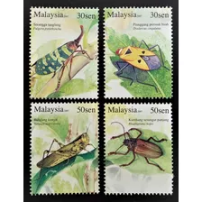 Malasia Insectos, Serie Sc 1164-65 2007 Mint L15793