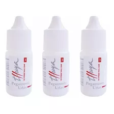 Pack 3 Glue / Pegamento De Uñas Tips Esculpidas X 3gr. Thuya