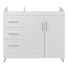 Mueble De Cocina Termolaminado Blanco 1 Mts D (sin Cubierta)