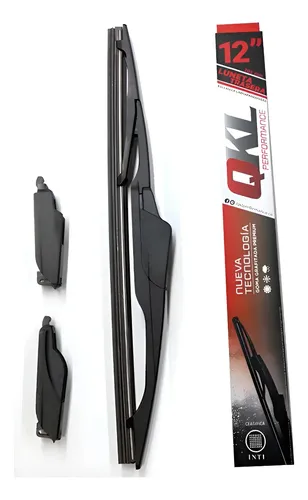 Escobilla Luneta Trasera Qkl 12 305mm / 3 Adaptatores Negra