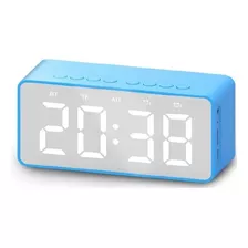 Despertador Relógio Digital Som Bluetooth Numeros Grandes