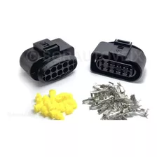 02 Conector Plugs Do Farol Gol Saveiro Parati Fox Polo Jetta Golf Audi